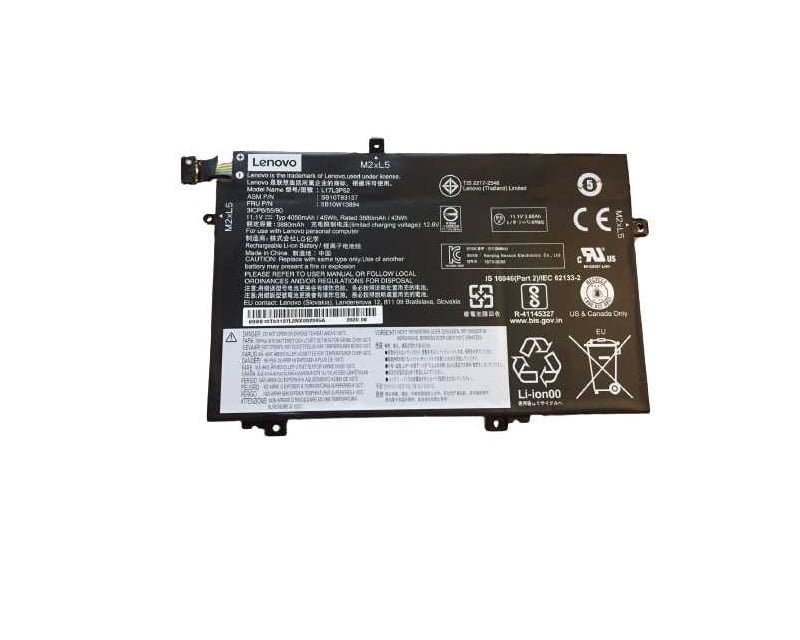 Batteria L17L3P52 / L17C3P52 Per Lenovo ThinkPad L480/L490/L580/L590 E L14/L15 Gen 1/2 – 45Wh, 11.1V