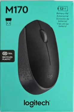 Mouse Inalámbrico Logitech M170 Usb Color Negro Caja