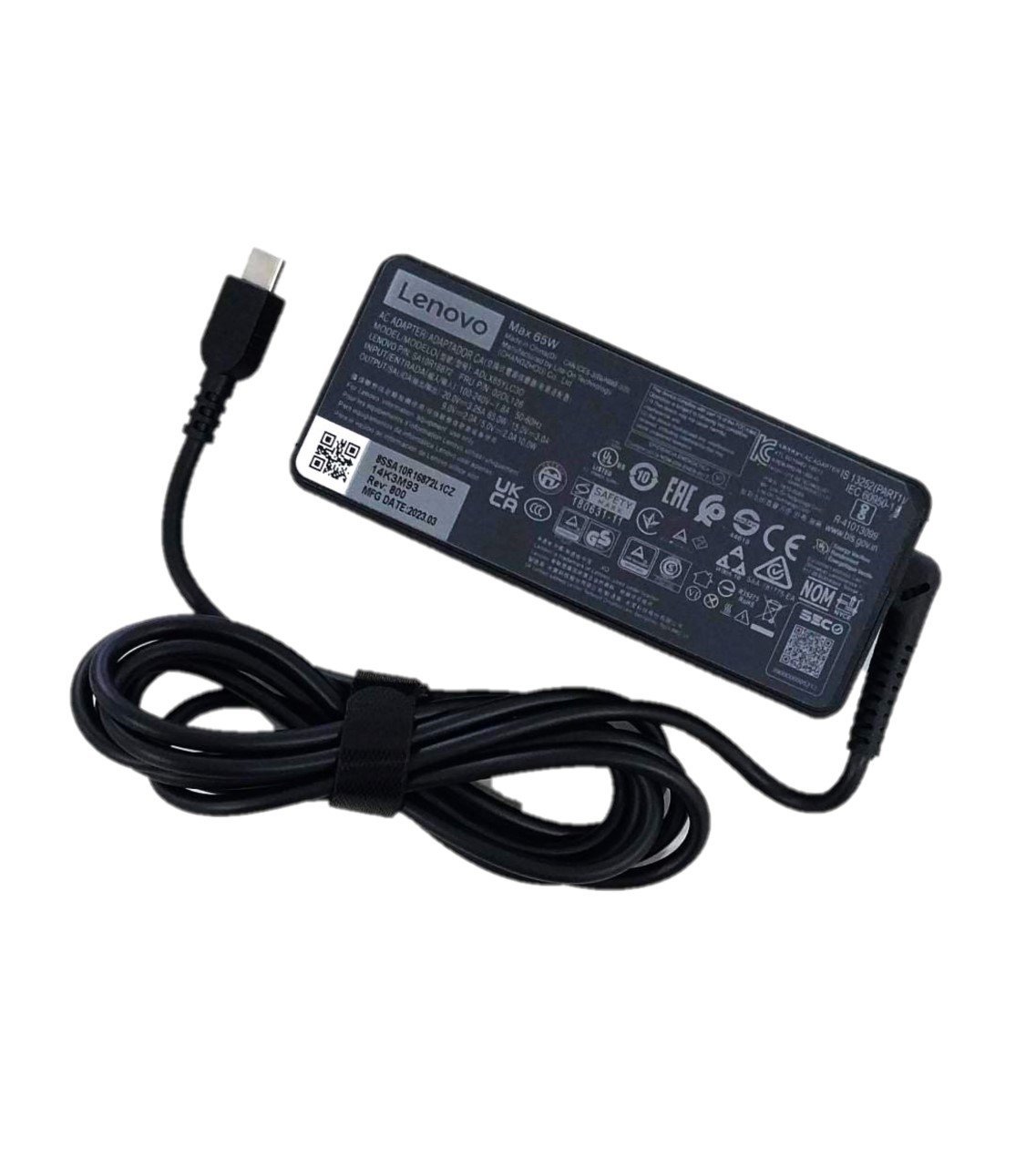 Cargador Lenovo Usb-C 20v 3.25a 65w Yoga 5pro Yoga 720 X1