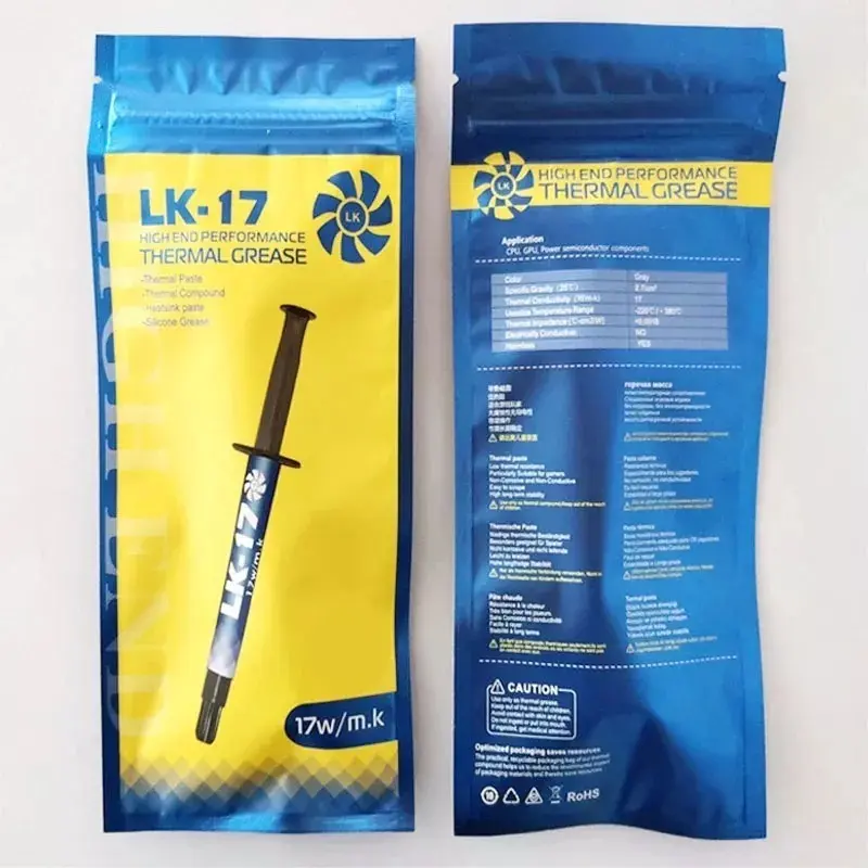Pasta Termica Premium Lk-17 10g 17w/mk