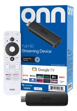 Onn Streaming Device Google TV Full HD con Control por Voz Tv Box